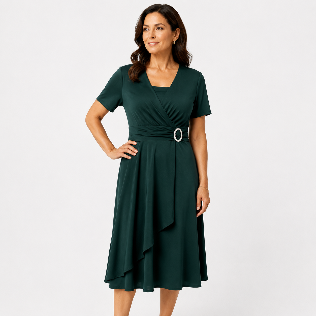 Ruched Waist Dress
