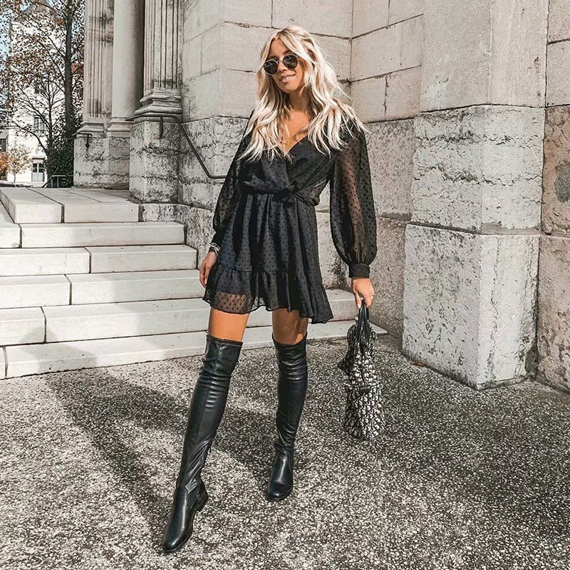 The Dot Wrap Dress
