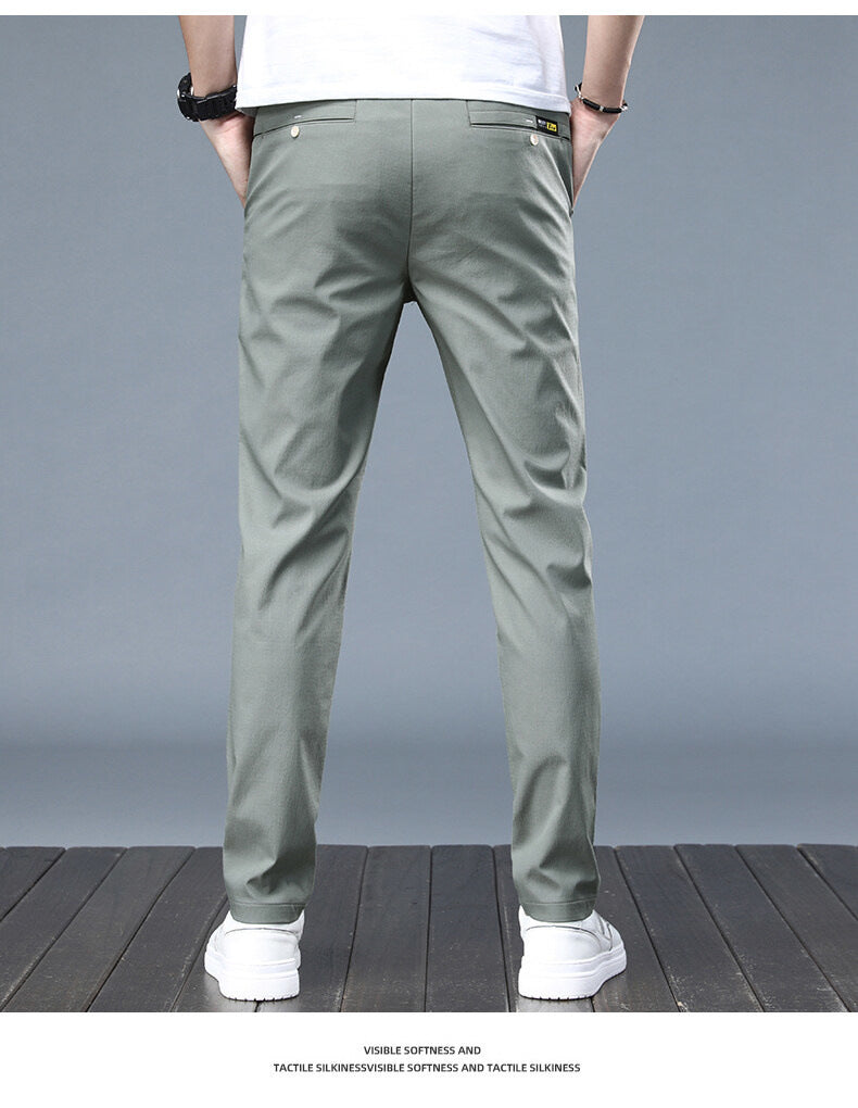 Slim Stretch Casual Trousers
