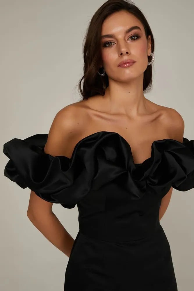 Puff Tube Bodycon Dress