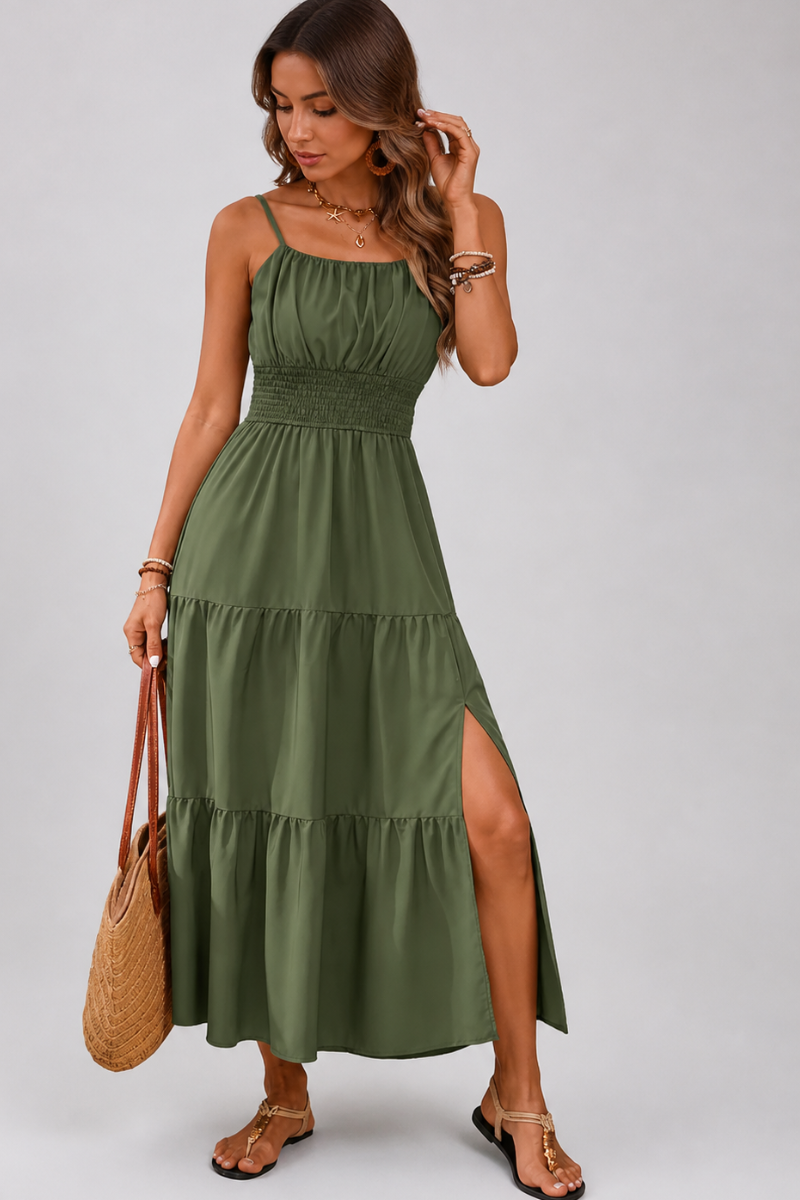 Strapless Layered Dress