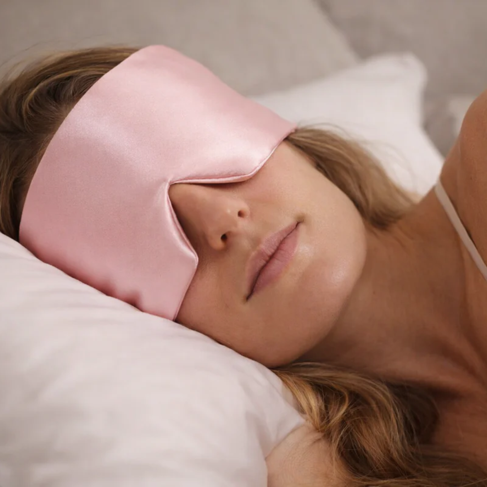 Silk Sleep Mask – Rose Blush