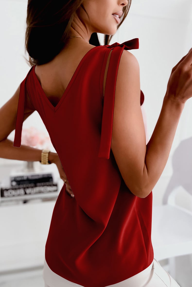 The Tie Shoulder Top