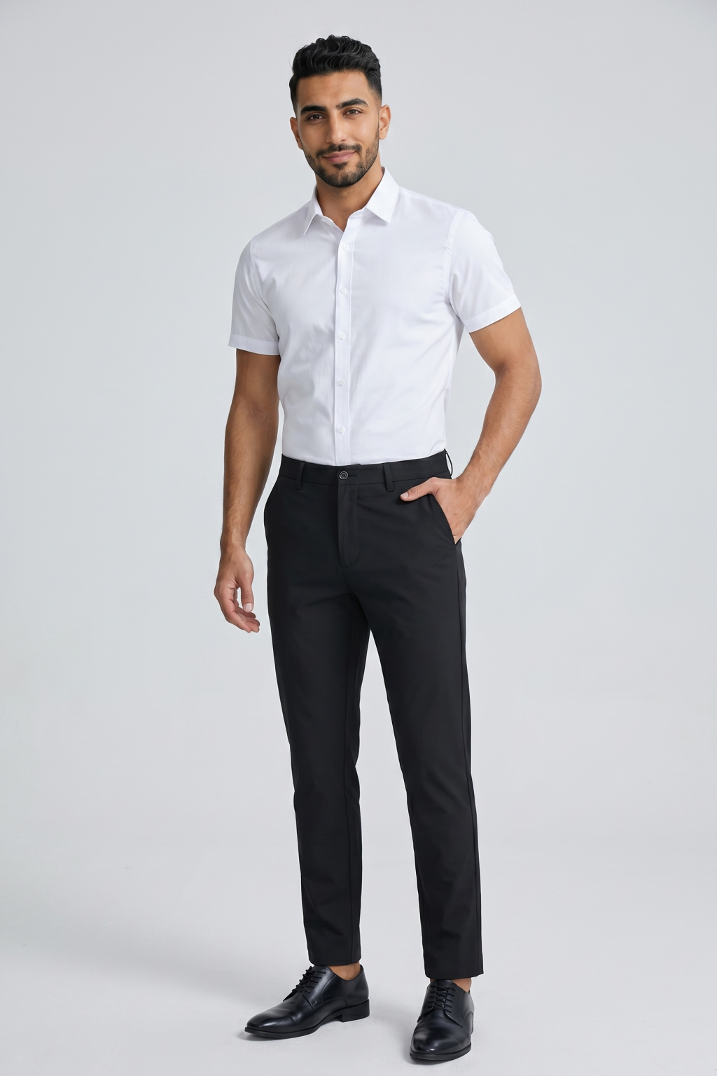 Slim Straight Pants