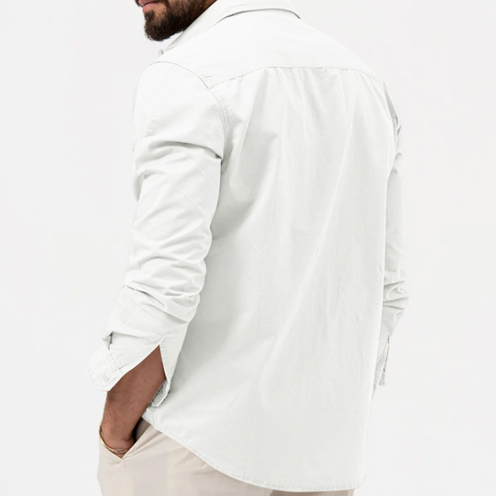 Multi-Pocket Workwear Shirt