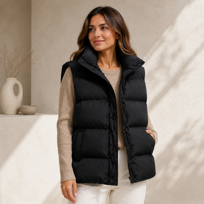 Loose Fit Puffer Gilet