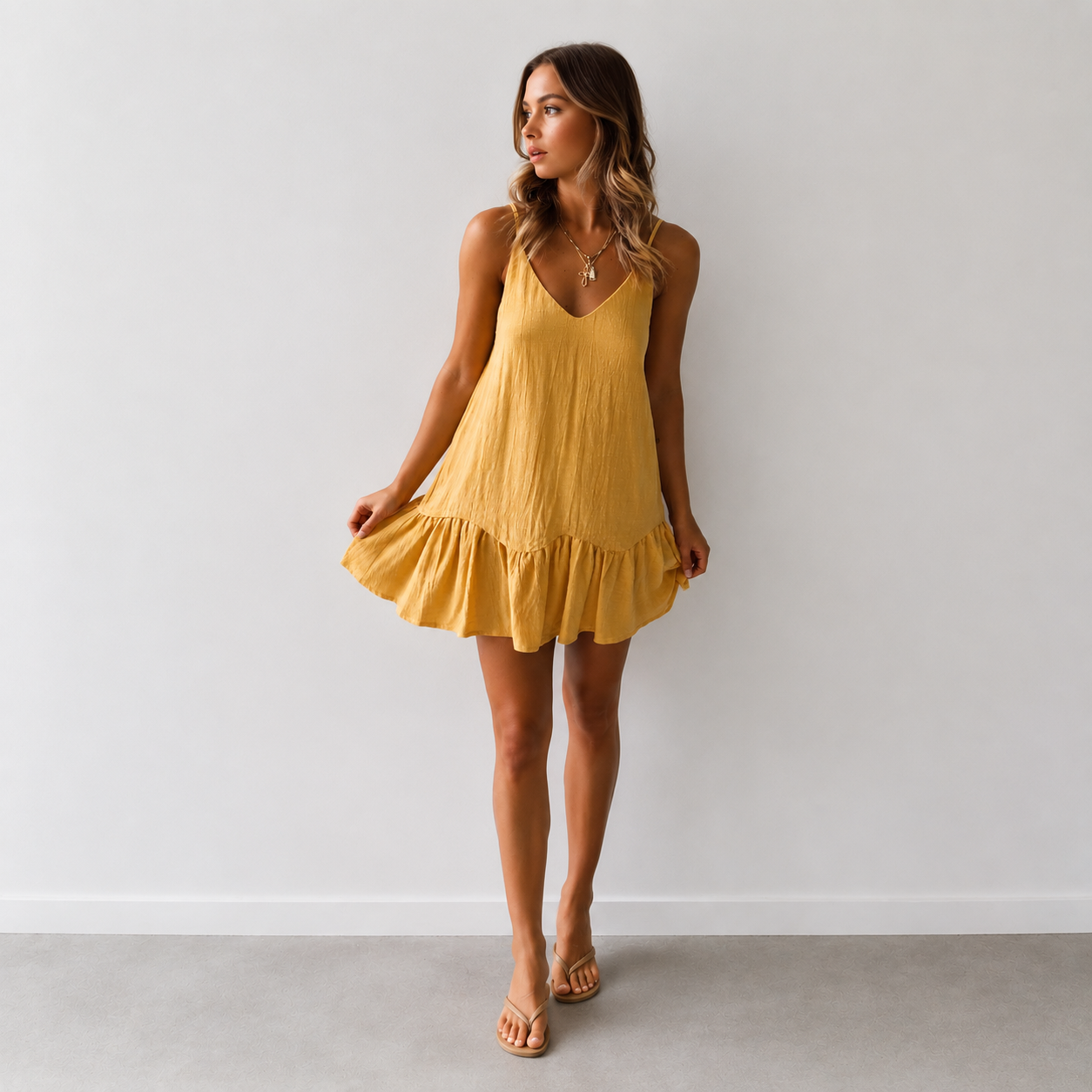Casual Flounce Dress