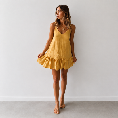 Casual Flounce Dress