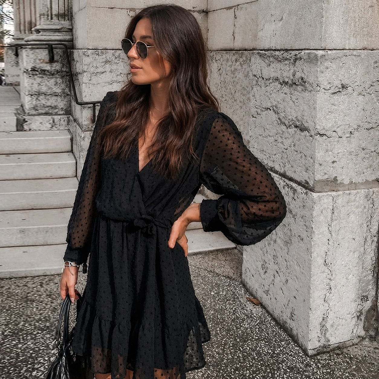The Dot Wrap Dress