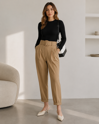 Belted Pants