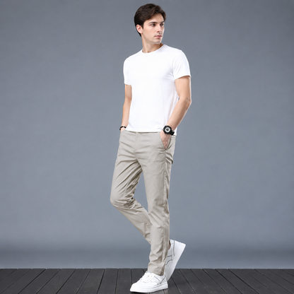 Slim Stretch Casual Trousers