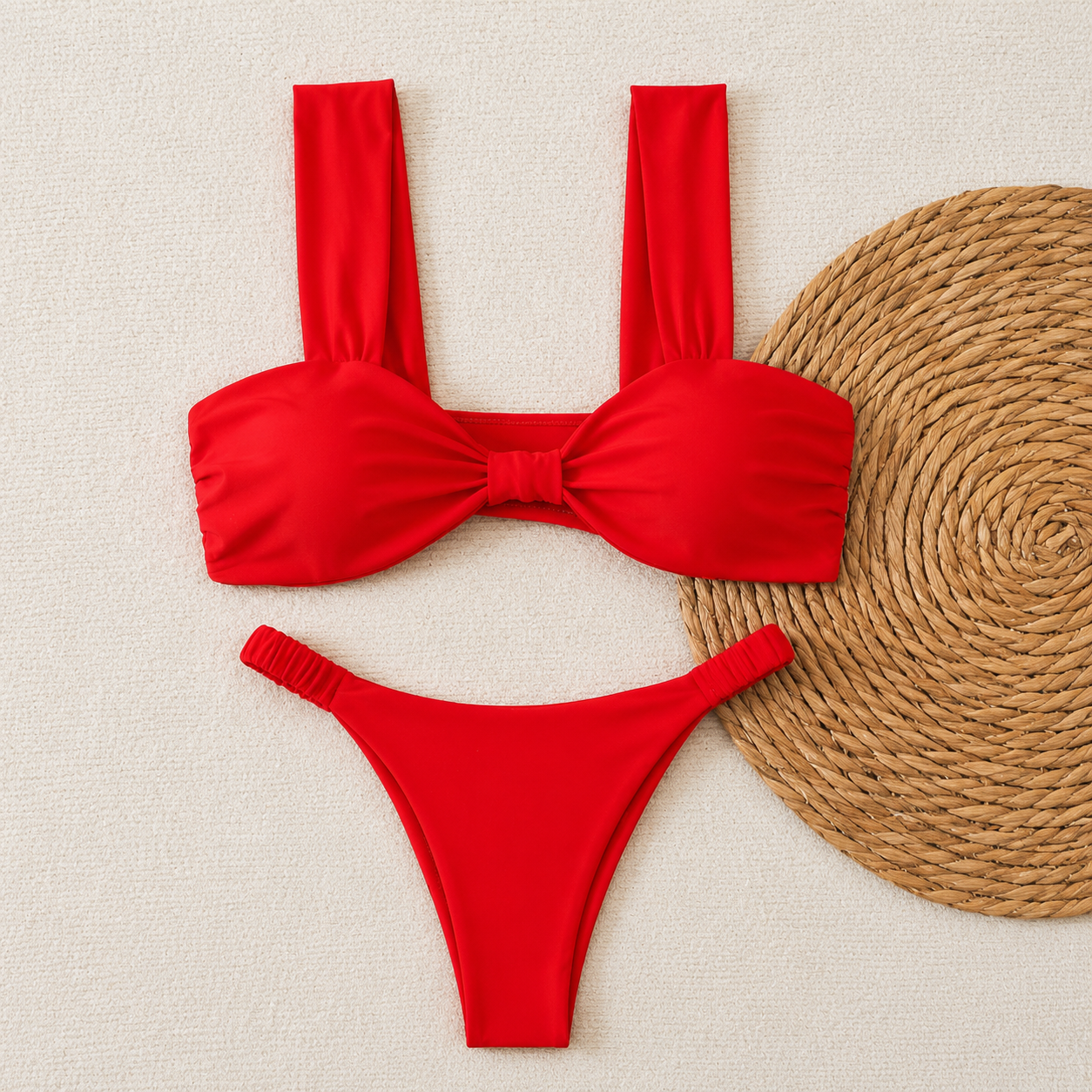 Bow Front Bikini Set