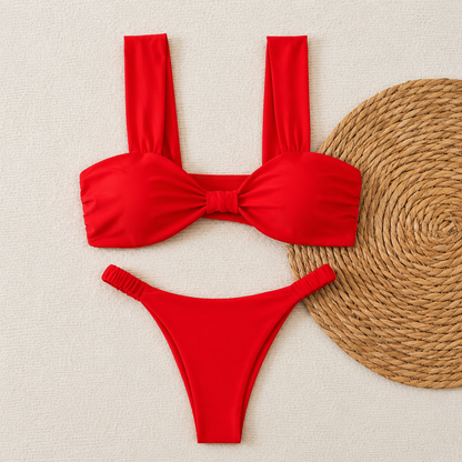 Bow Front Bikini Set