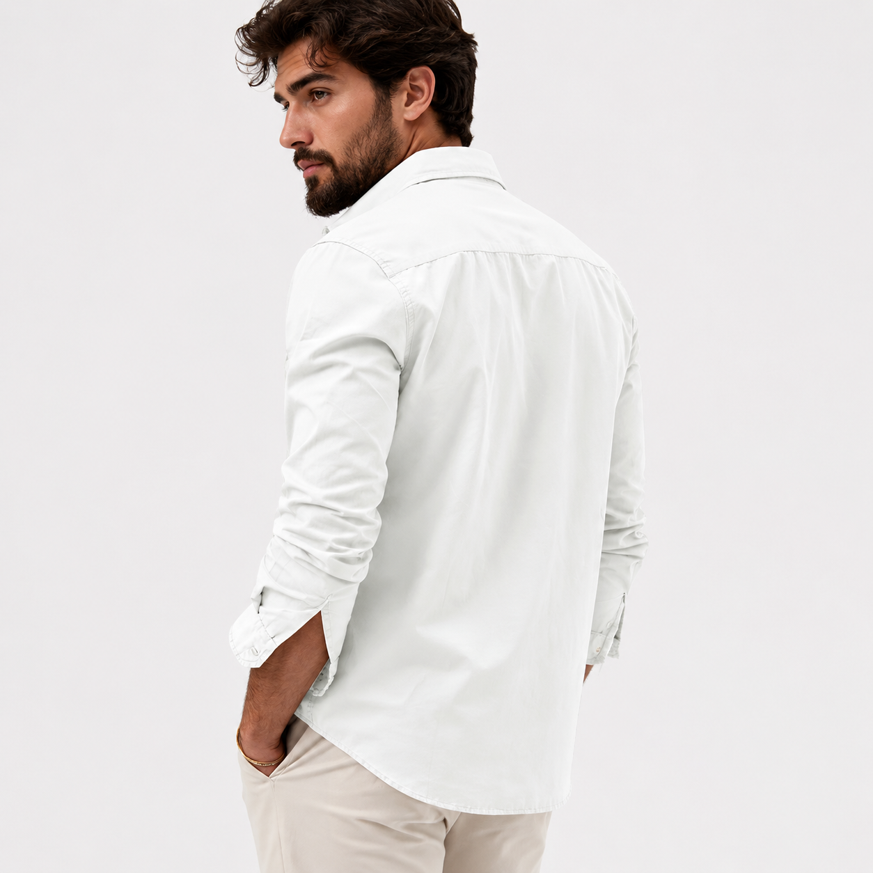 Multi-Pocket Workwear Shirt