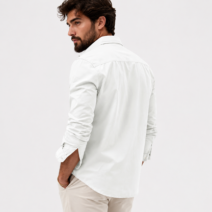 Multi-Pocket Workwear Shirt