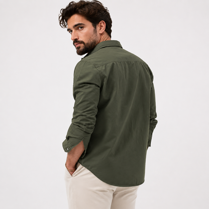Multi-Pocket Workwear Shirt