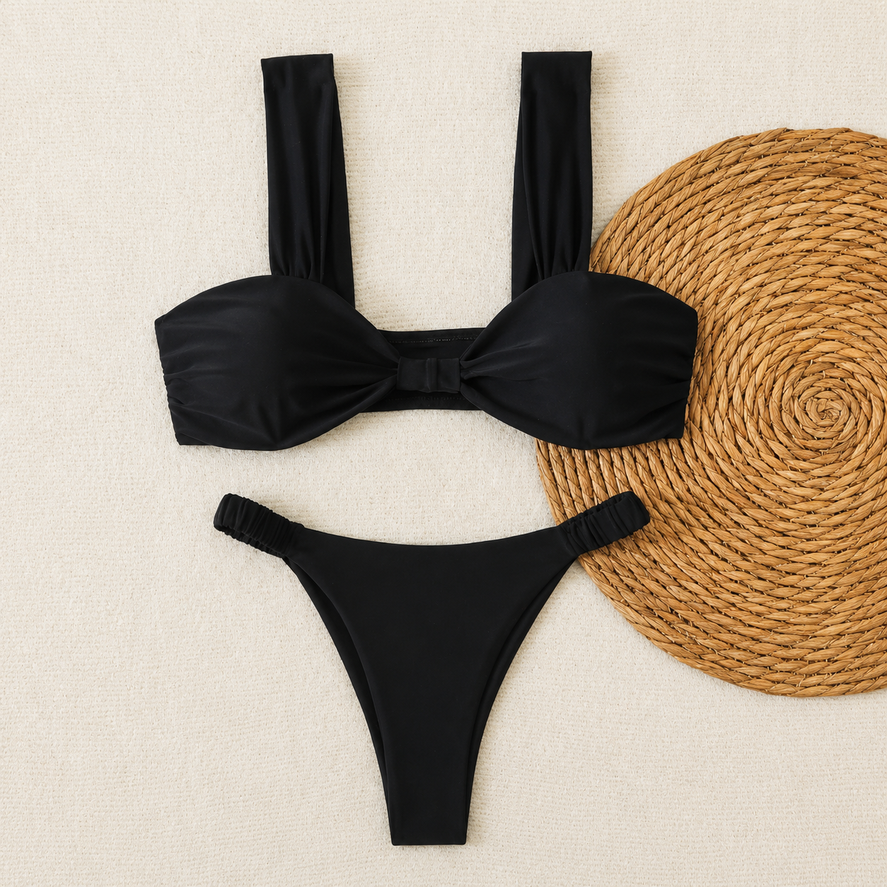 Bow Front Bikini Set