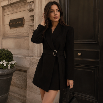 Belted Suit Jacket