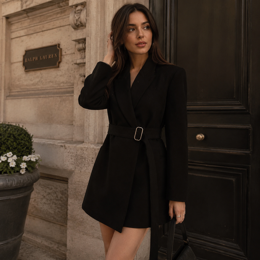 Belted Suit Jacket