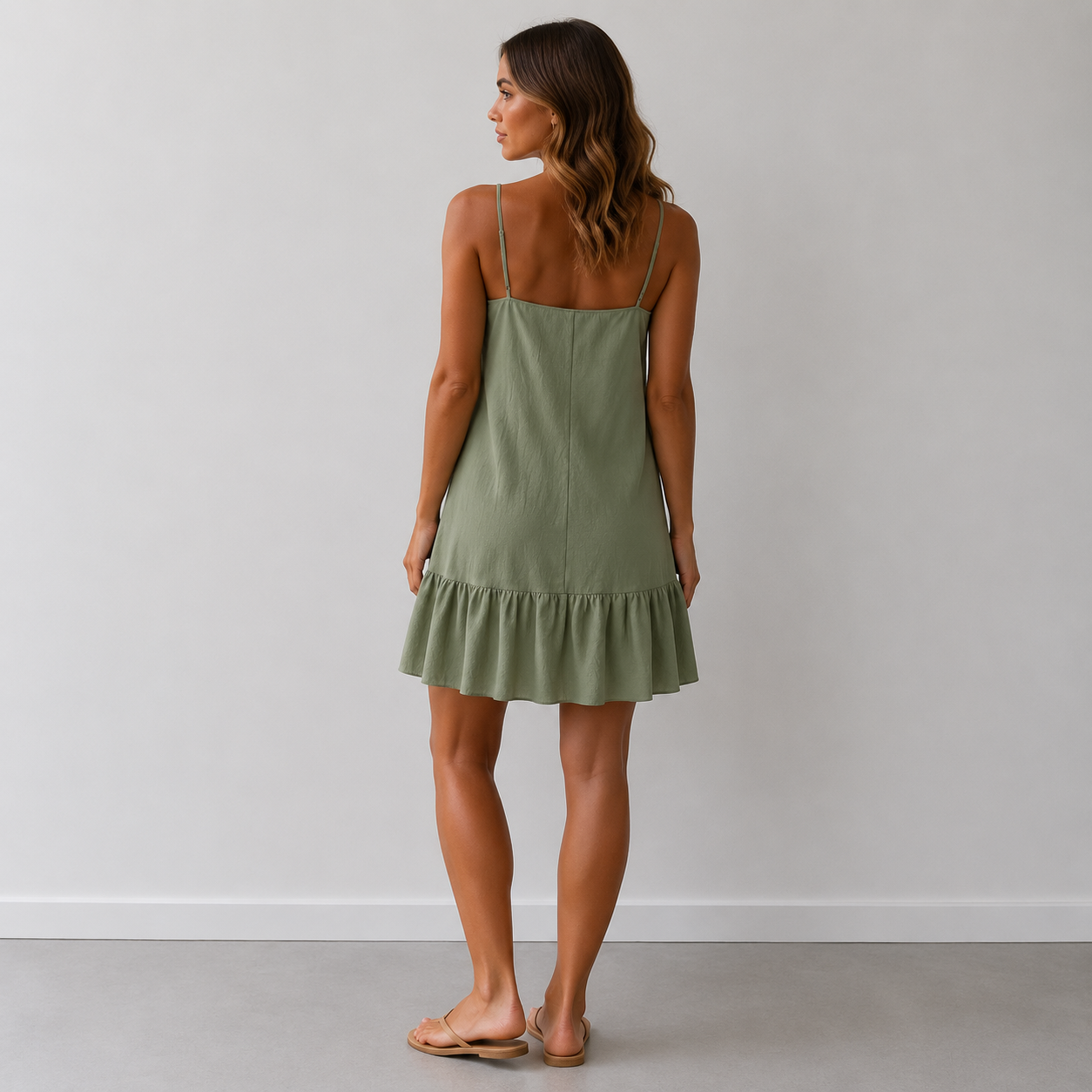 Casual Flounce Dress