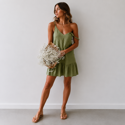 Casual Flounce Dress