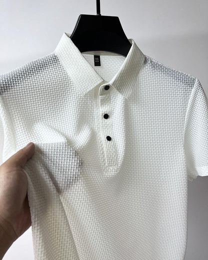 Ice Silk Mesh Polo Shirt