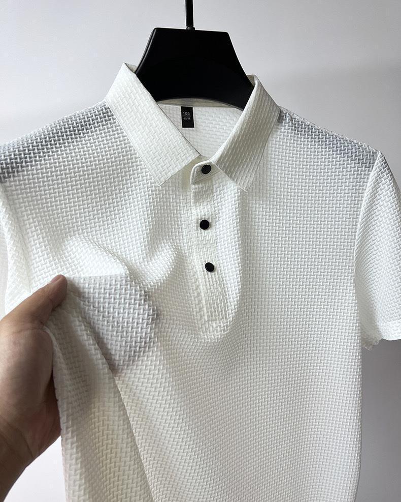 Ice Silk Mesh Polo Shirt