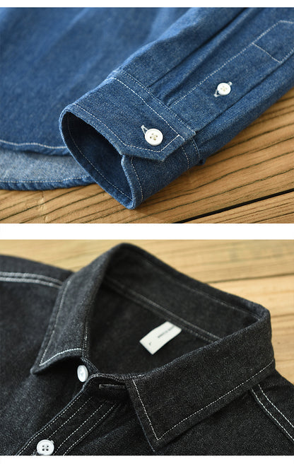 Cotton Denim Overshirt
