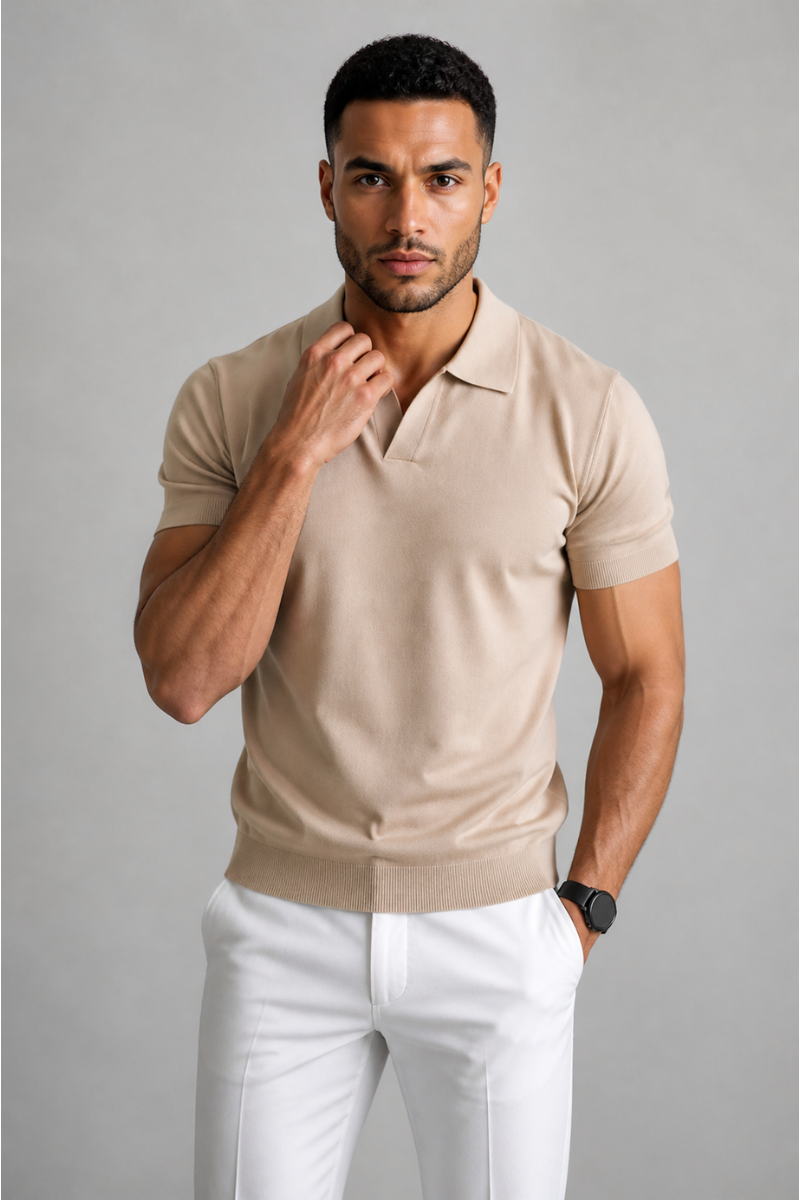 Ice Silk Polo Shirt