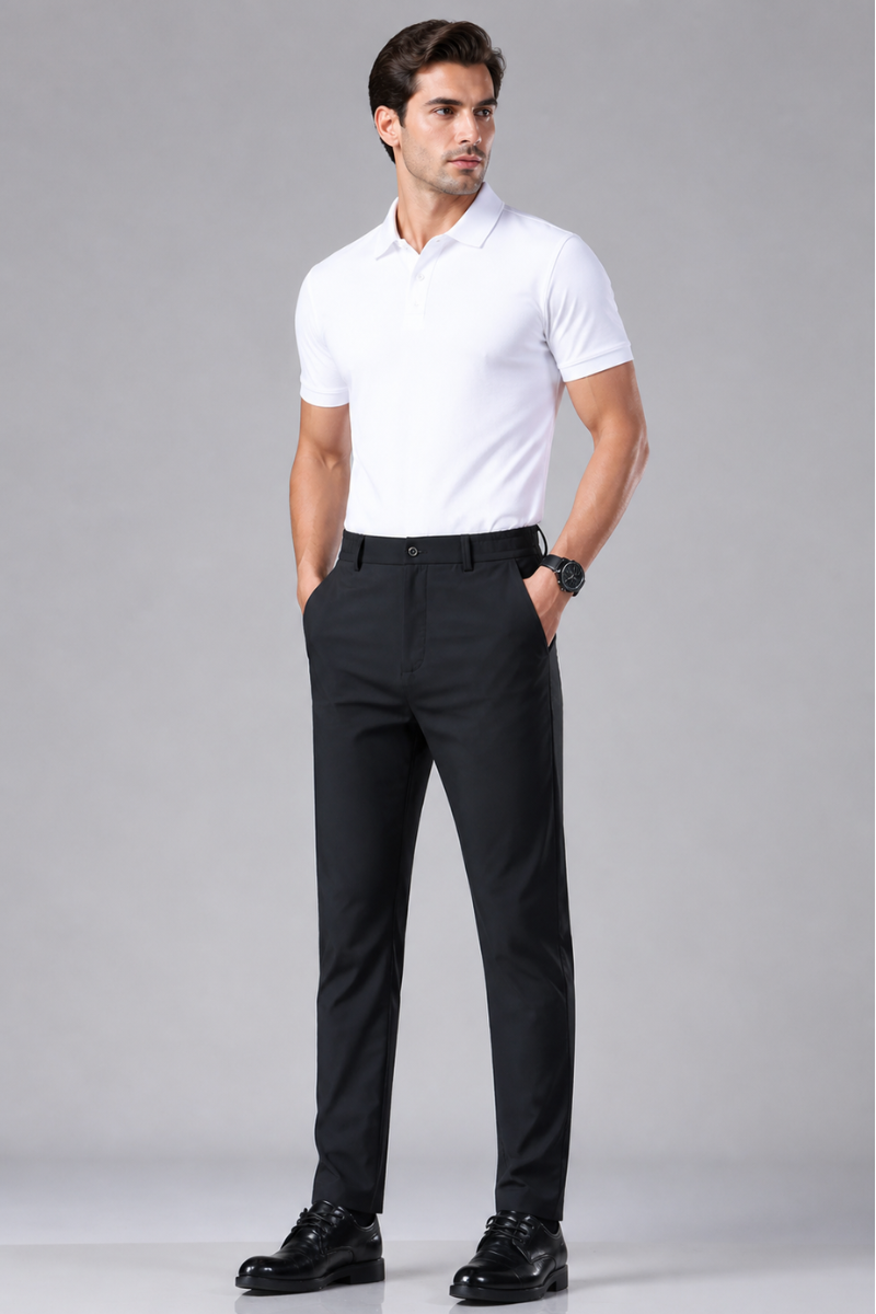 Ice Silk Suit Pants