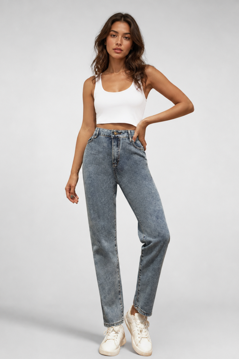 Vintage washed jeans
