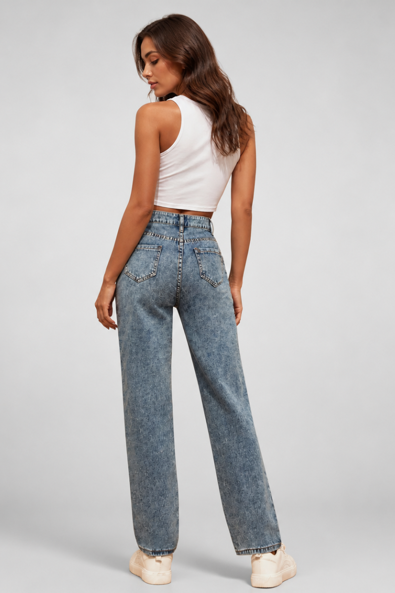 Vintage washed jeans