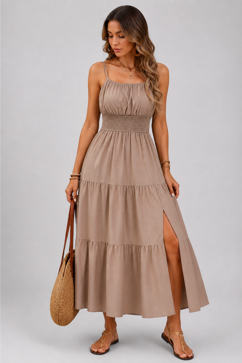 Strapless Layered Dress