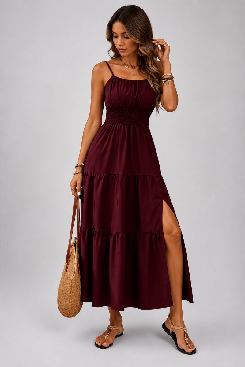 Strapless Layered Dress