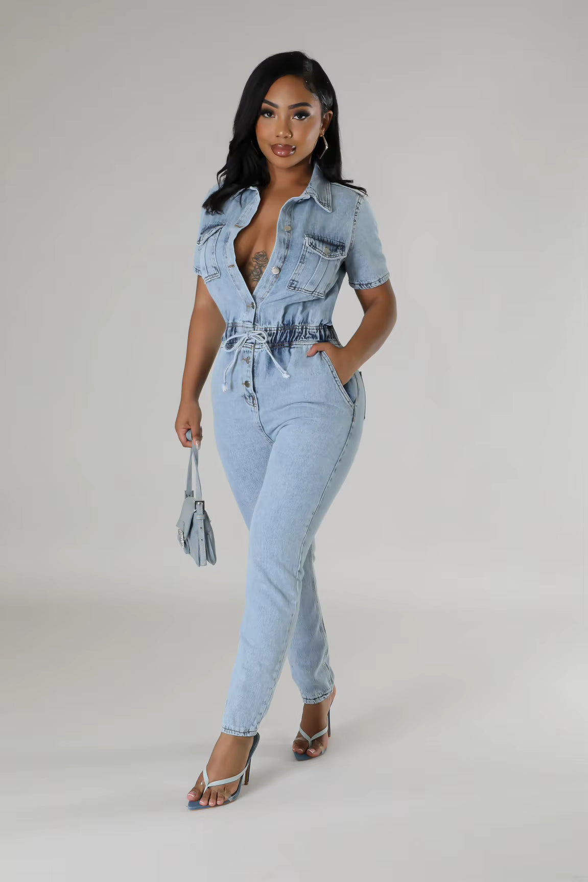 Jeans Stretch Jumpsuit