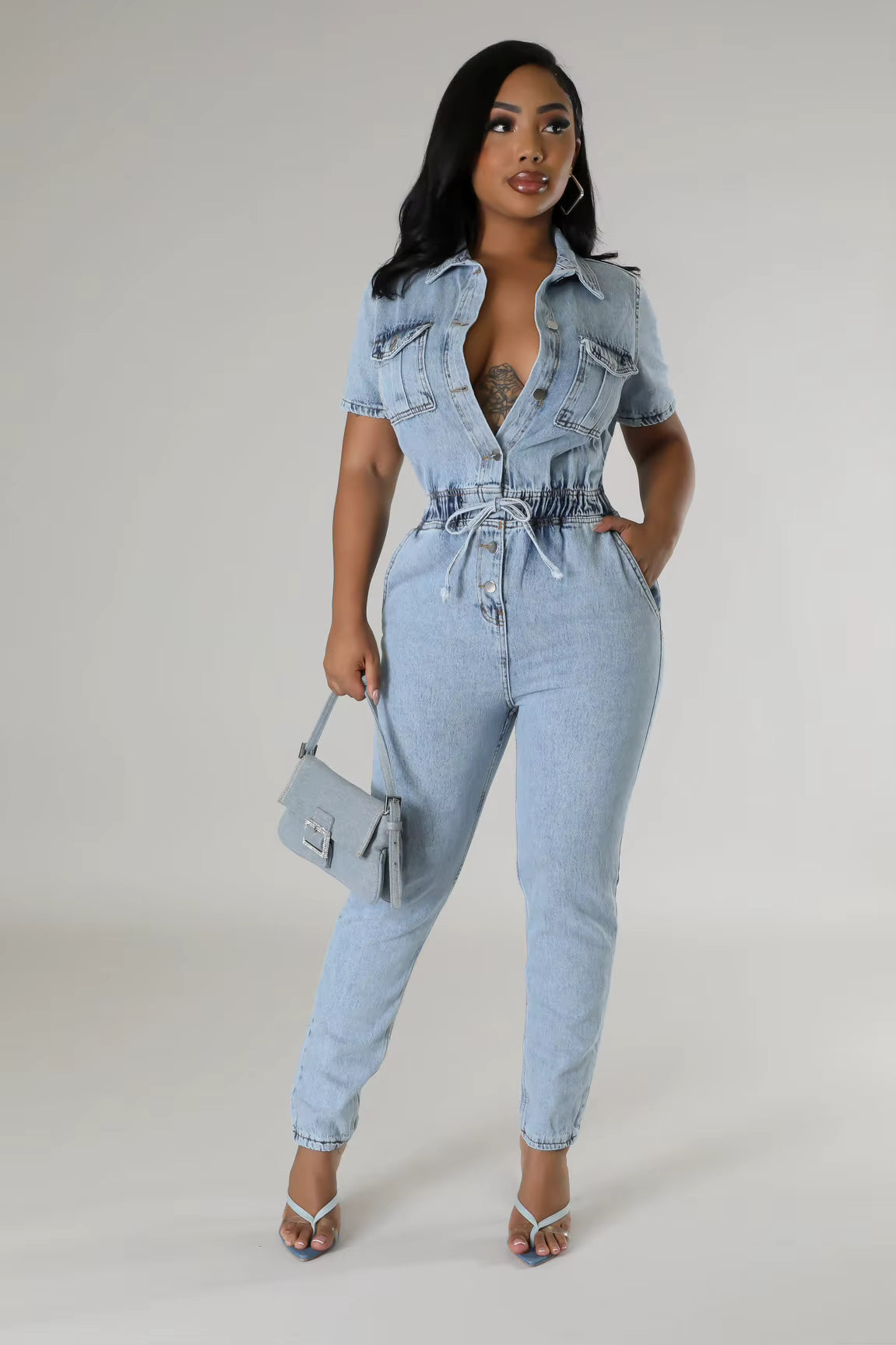 Jeans Stretch Jumpsuit