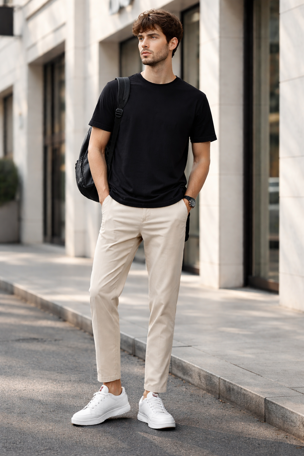 Slim Fit Casual Pants