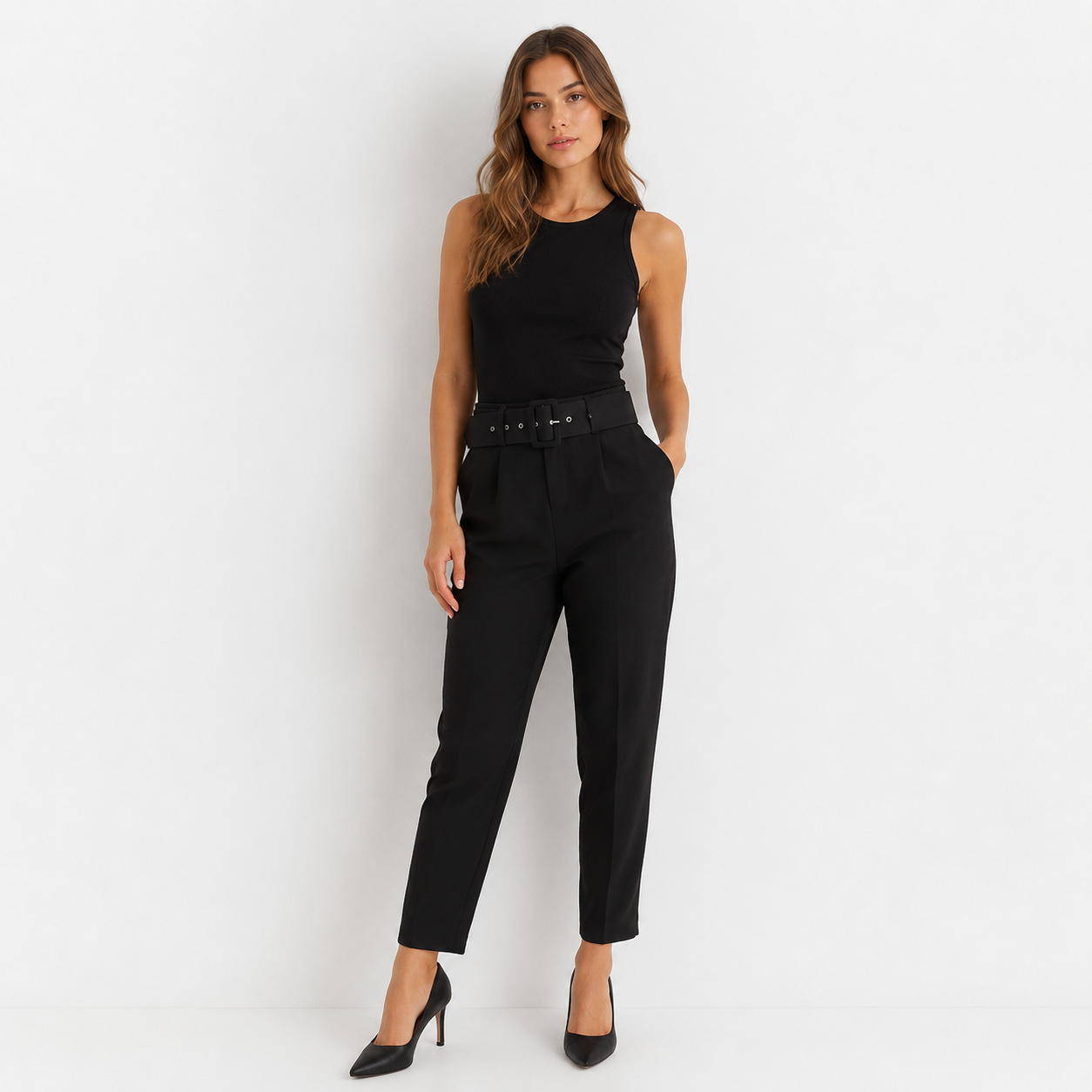 Belted Pants