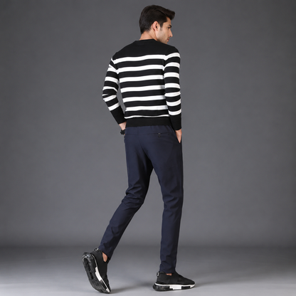 Knitted Tapered Sweat Pants