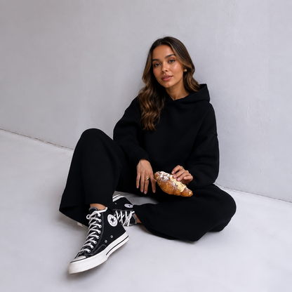 Knit Hoodie Set