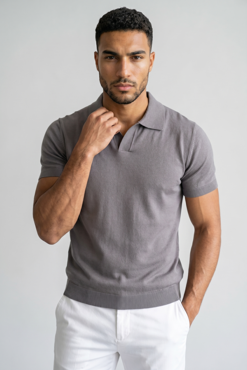 Ice Silk Polo Shirt